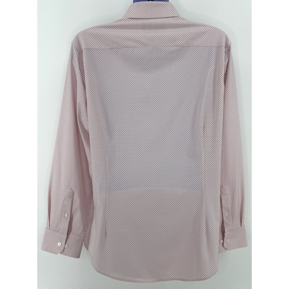 Mizzen+Main Leeward Shirt Men's XL Trim Red Geometric Stretch - Picture 3 of 11